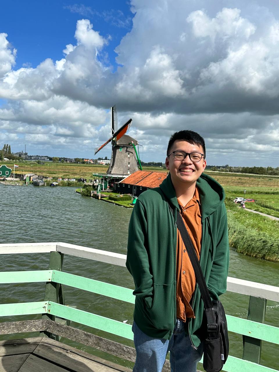 Zaanse Schans Windmill, Zaandam, Netherlands, 30 July 2023.